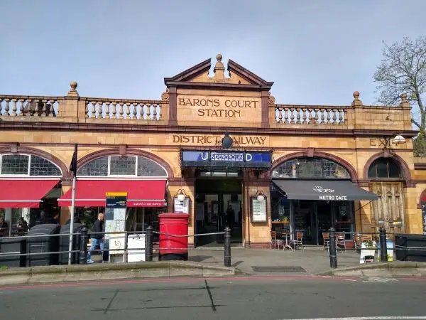 Barons Court station